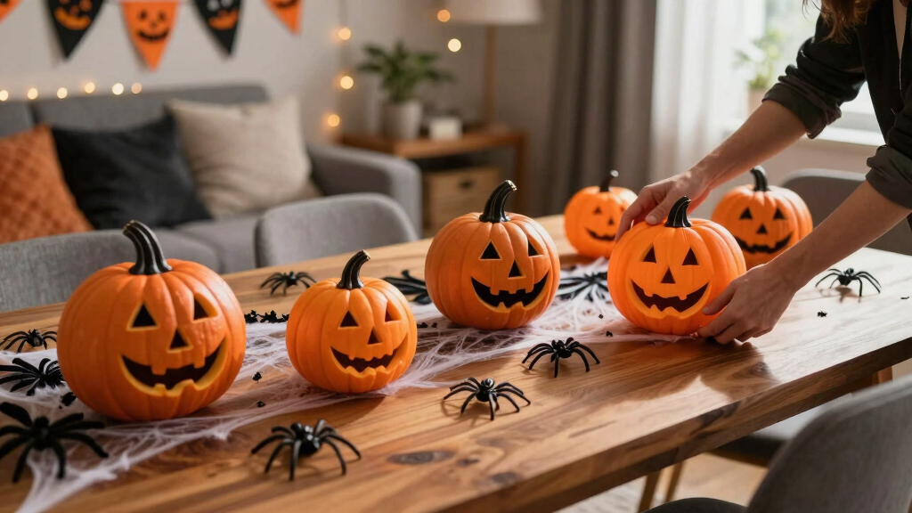 Halloween-themed home decor