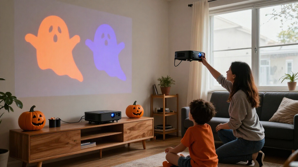 Halloween projector lights