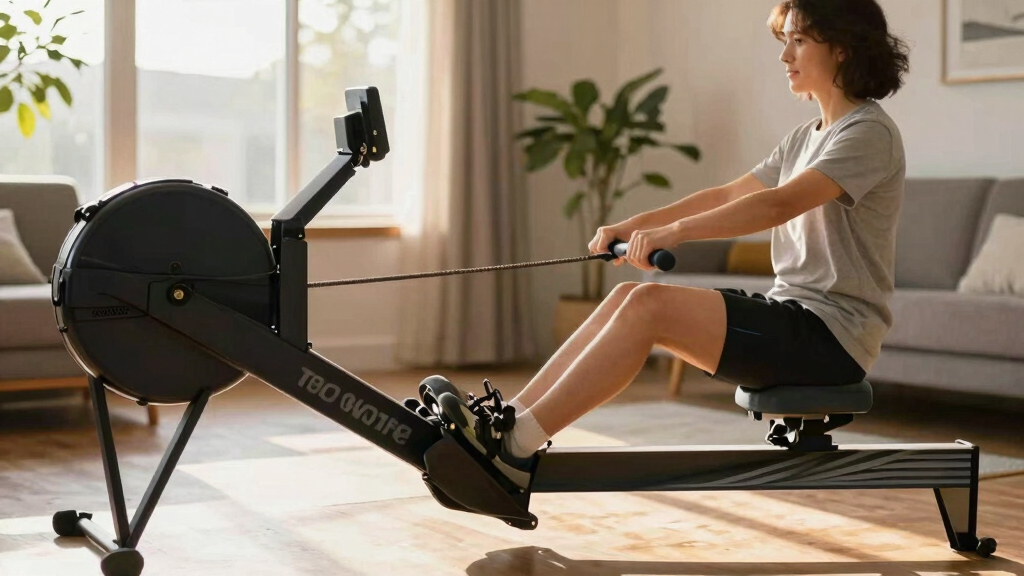 compact home rowing machine