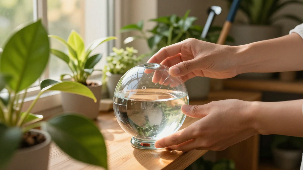 watering globes for houseplants