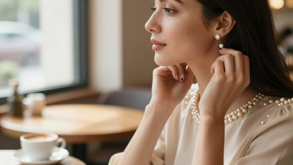 diamond stud earrings