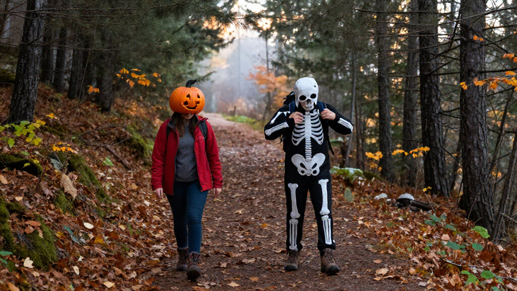 Halloween hiking costumes