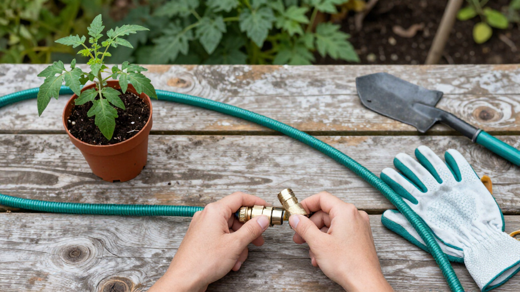 quick connect fittings kit for drip irrigation tubing