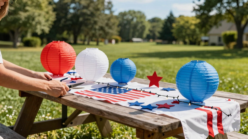 patriotic outdoor party supplies