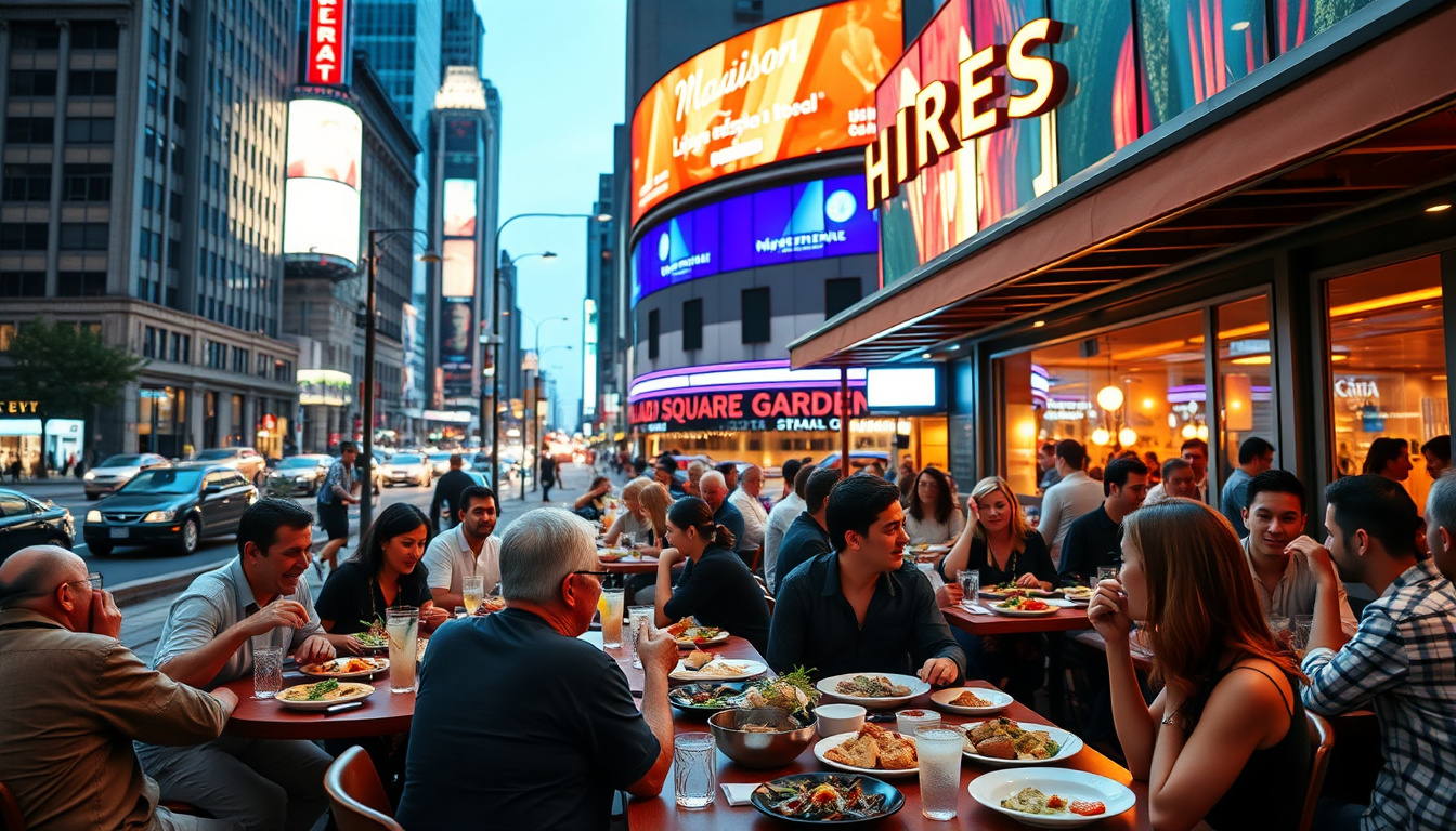 Top Restaurants Near Madison Square Garden Perfect for Large Groups