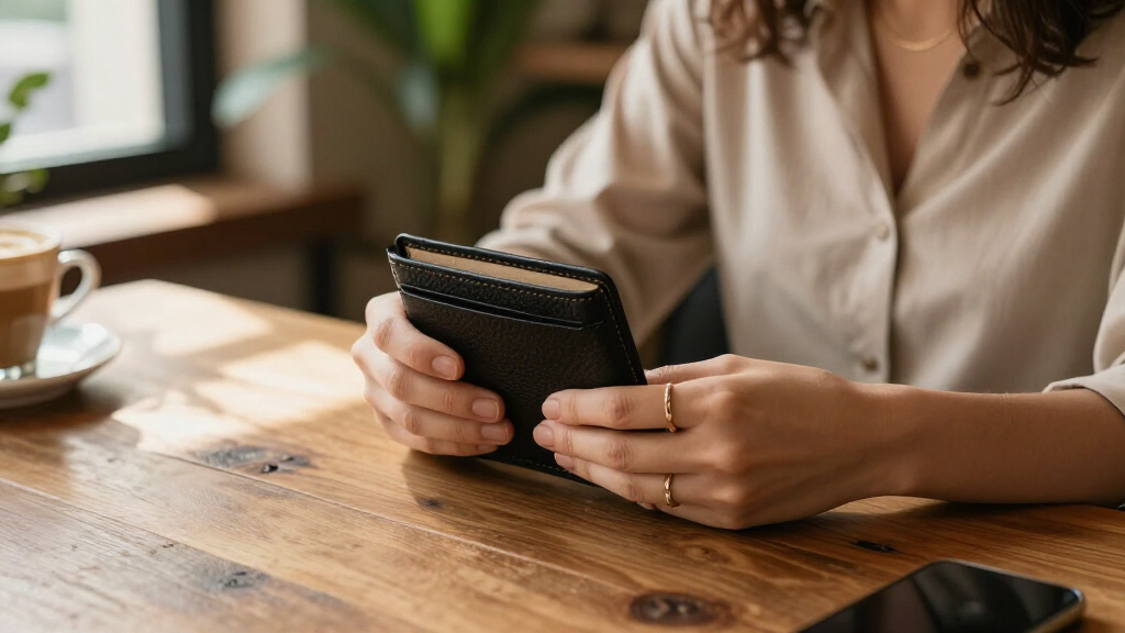 leather card holders for women