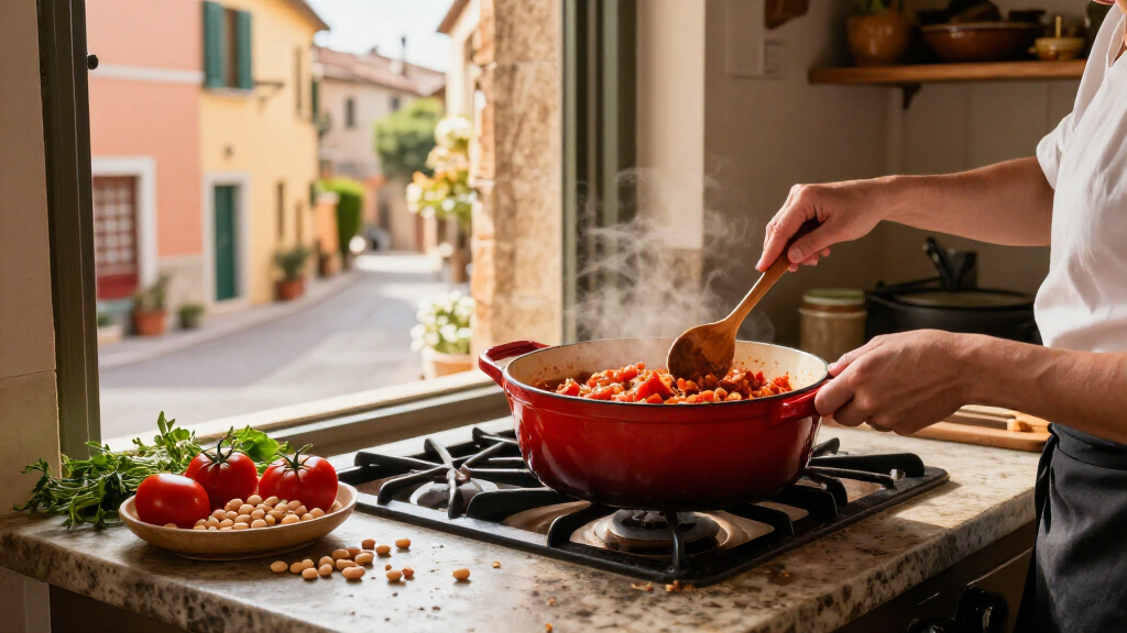 Choose a Dutch oven for ragù, beans, and generous simmering