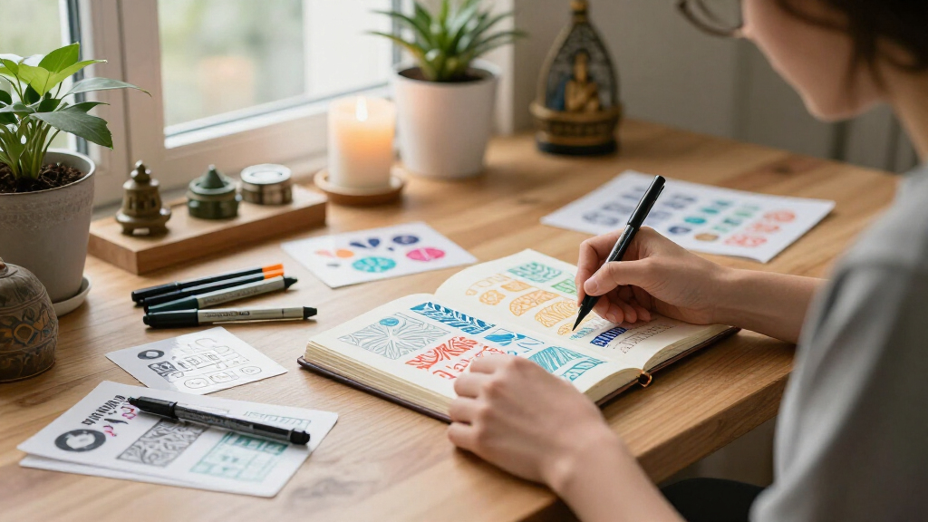bullet journal starter bundles with stencils