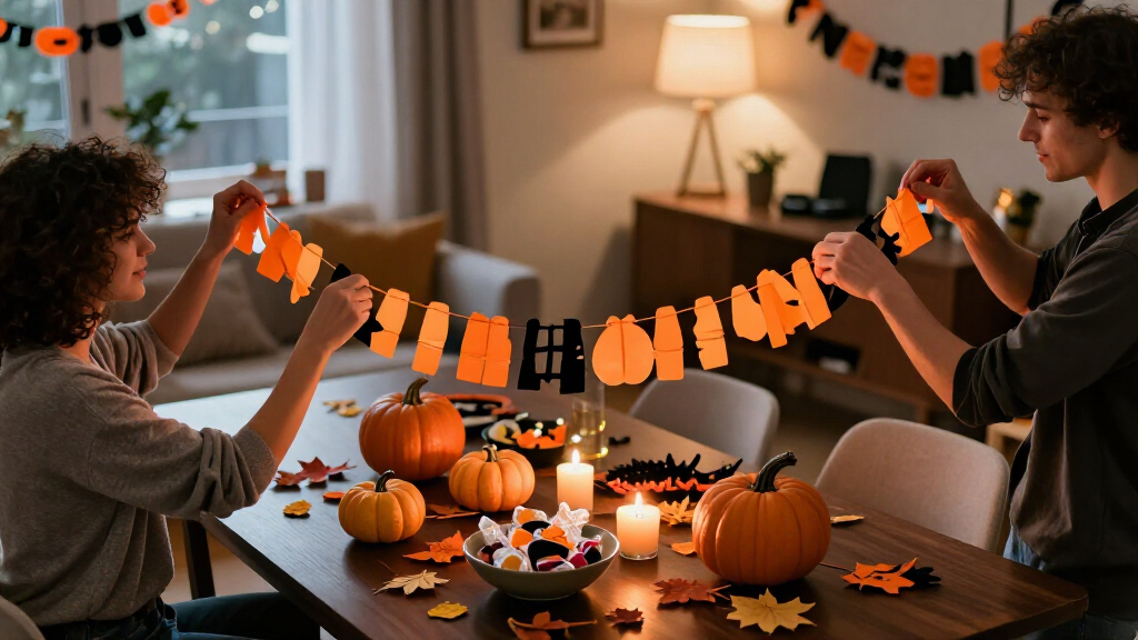 couples Halloween party decorations