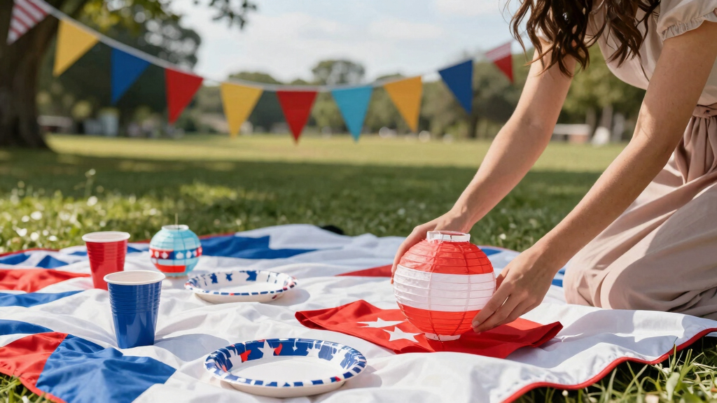 patriotic outdoor party supplies
