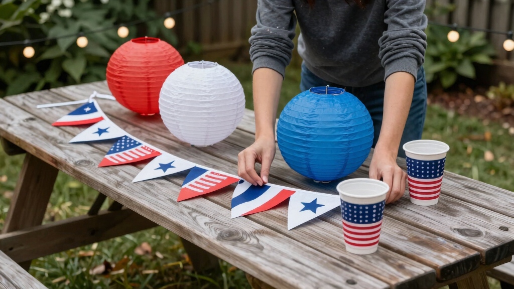 patriotic outdoor party supplies