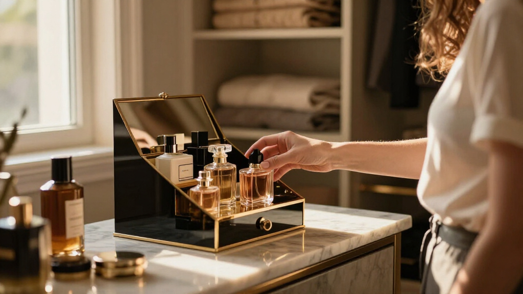 high end perfume organizers