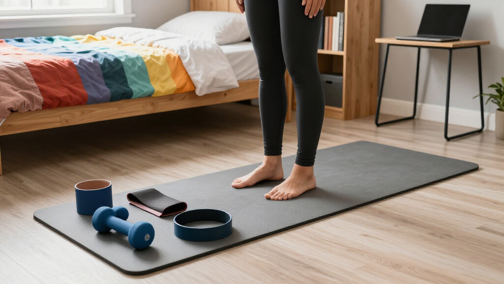 compact exercise equipment for dorms