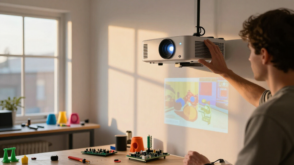 top-rated 4K laser projector for makerspaces