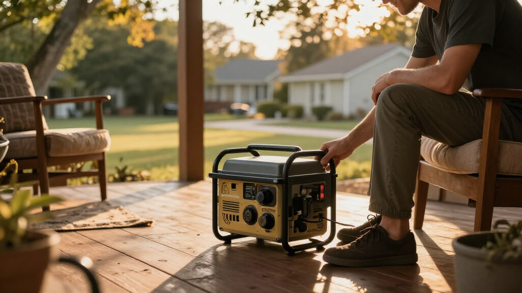 quiet inverter generator for short outages