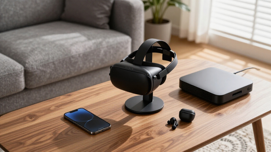 VR headset stands