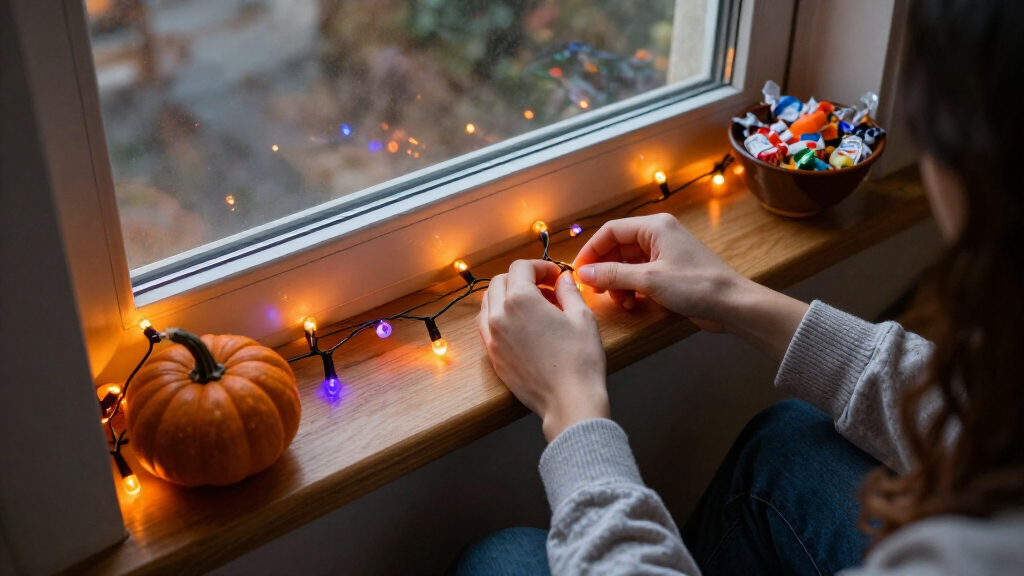 Halloween indoor string lights
