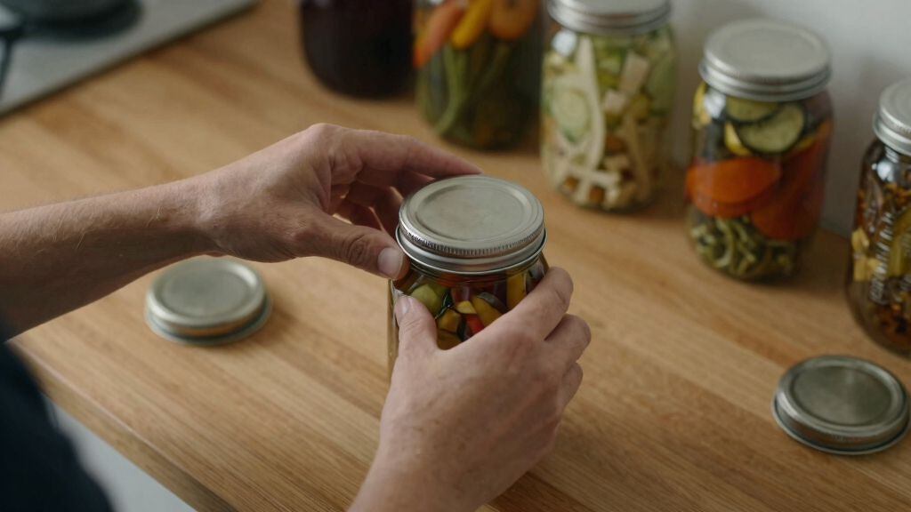 mason jar fermentation lids