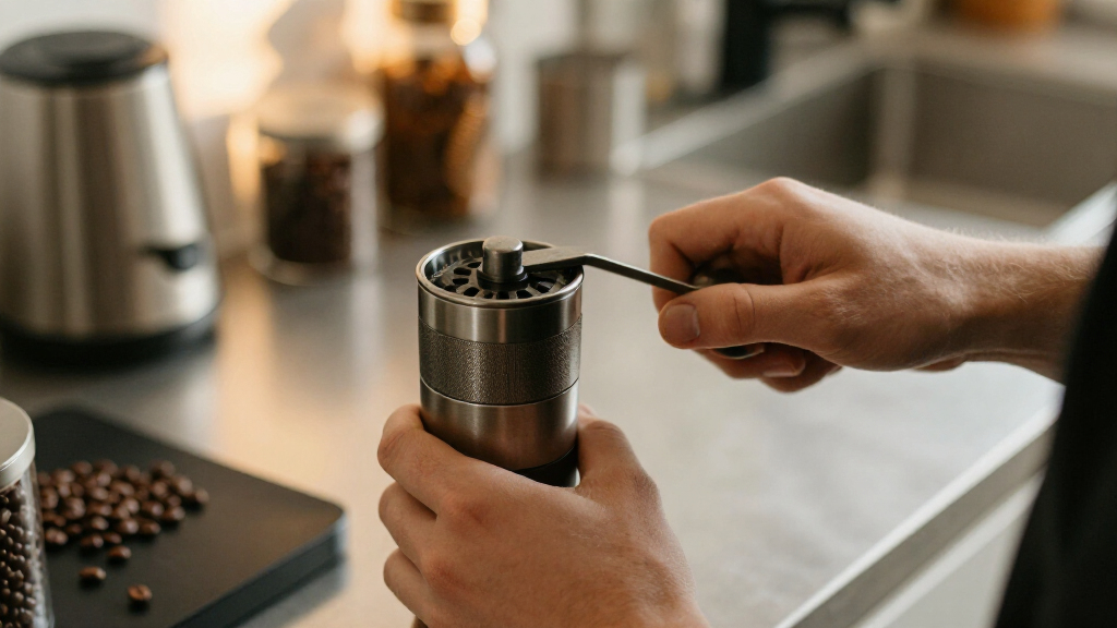 best hand grinder for espresso with titanium coated burrs