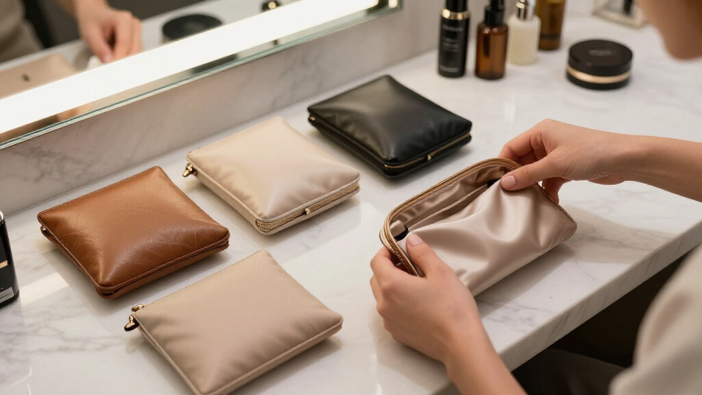 luxury travel pouch sets for international trips