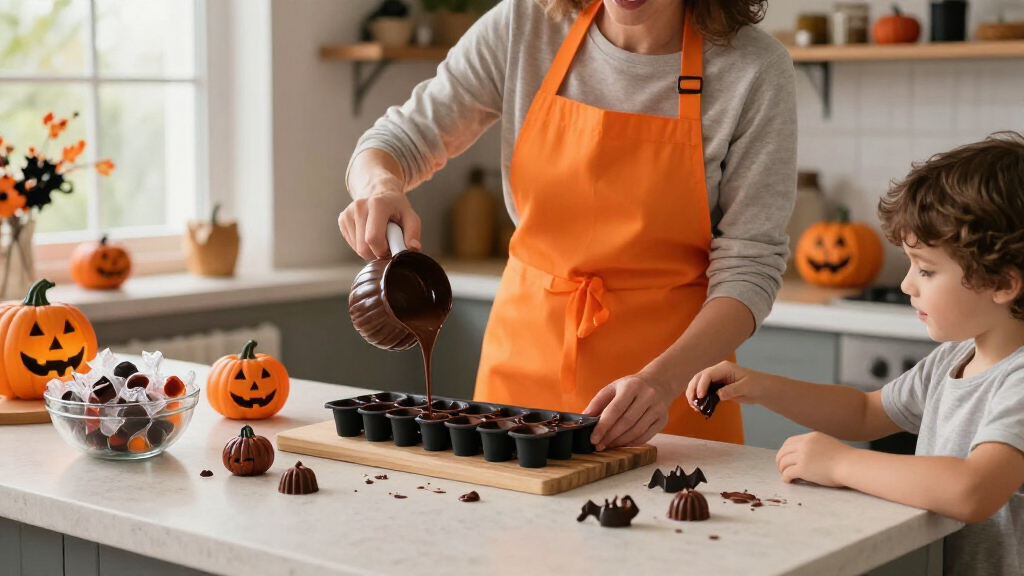 Halloween candy molds
