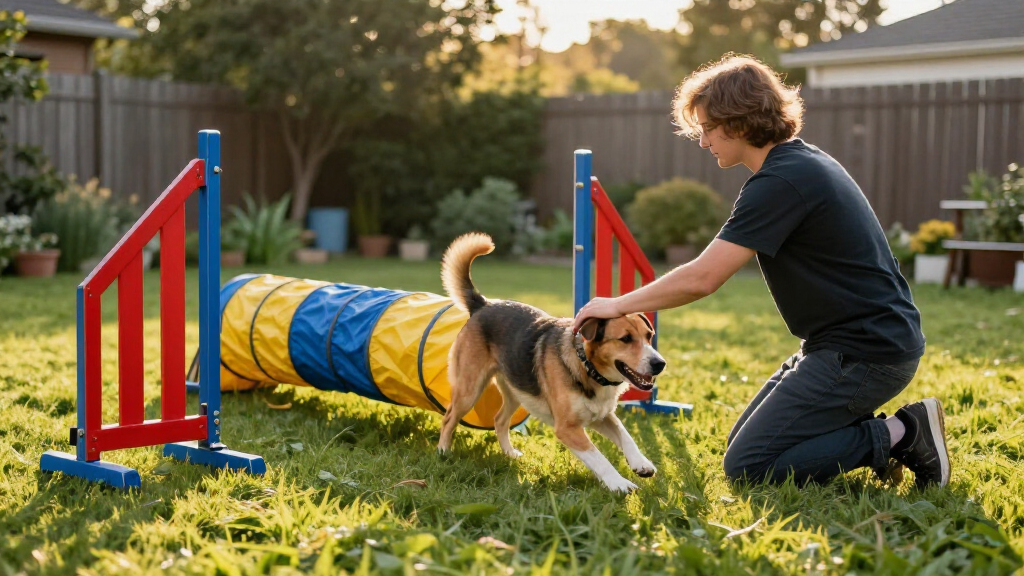 best dog agility set for backyard training