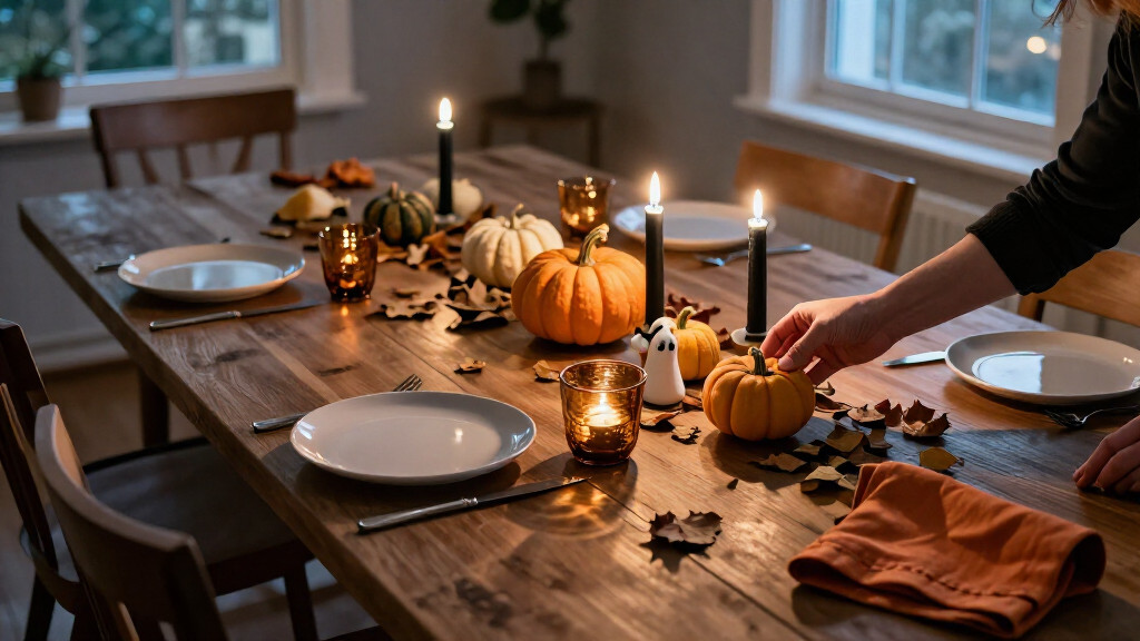 Halloween tabletop decorations