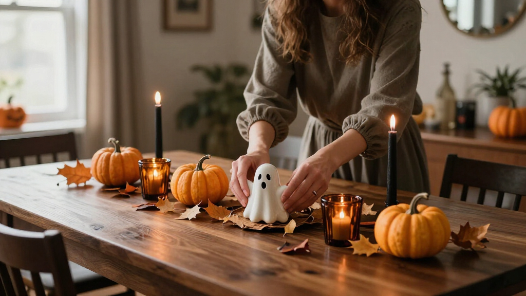 Halloween tabletop decorations