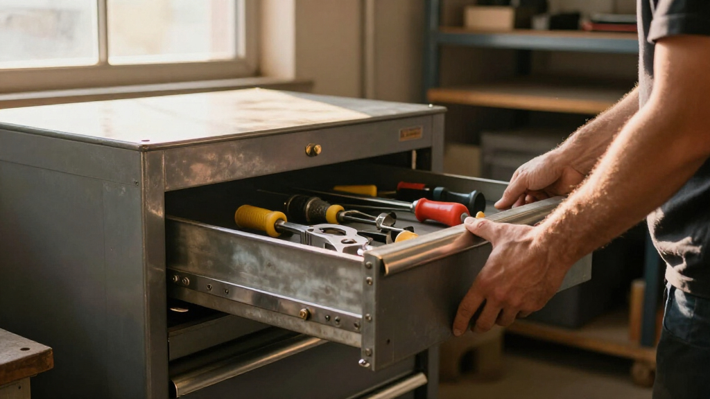 rolling tool storage cabinet