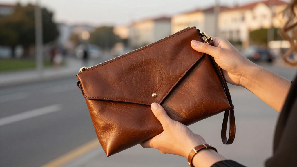 italian leather clutch bags with wrist strap