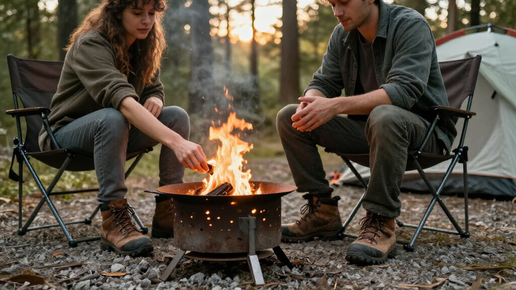 portable outdoor fire pits