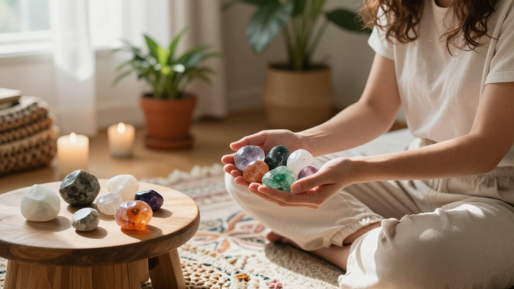 crystal healing sets