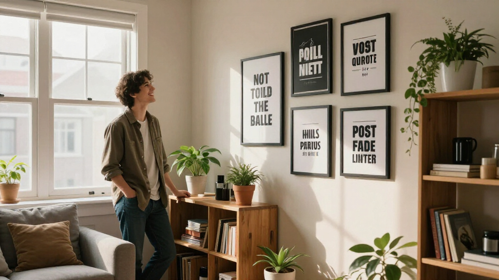 motivational quote wall art