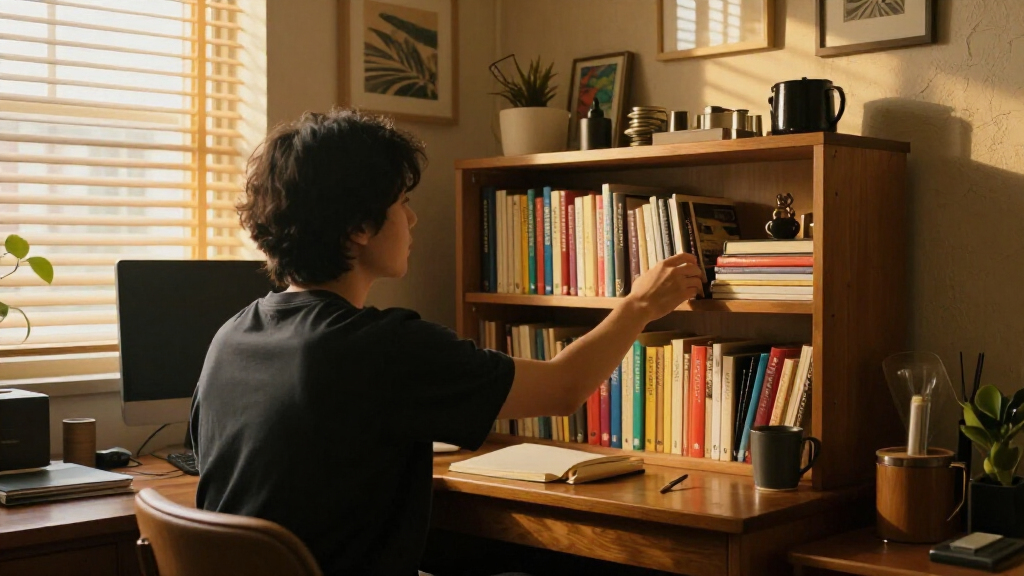best-office-bookcase-behind-a-desk