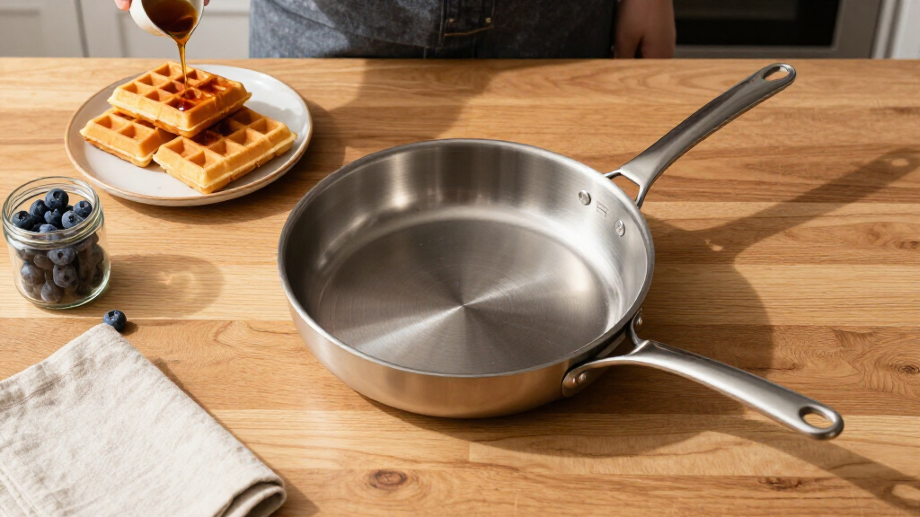 high end stove waffle pans over 50