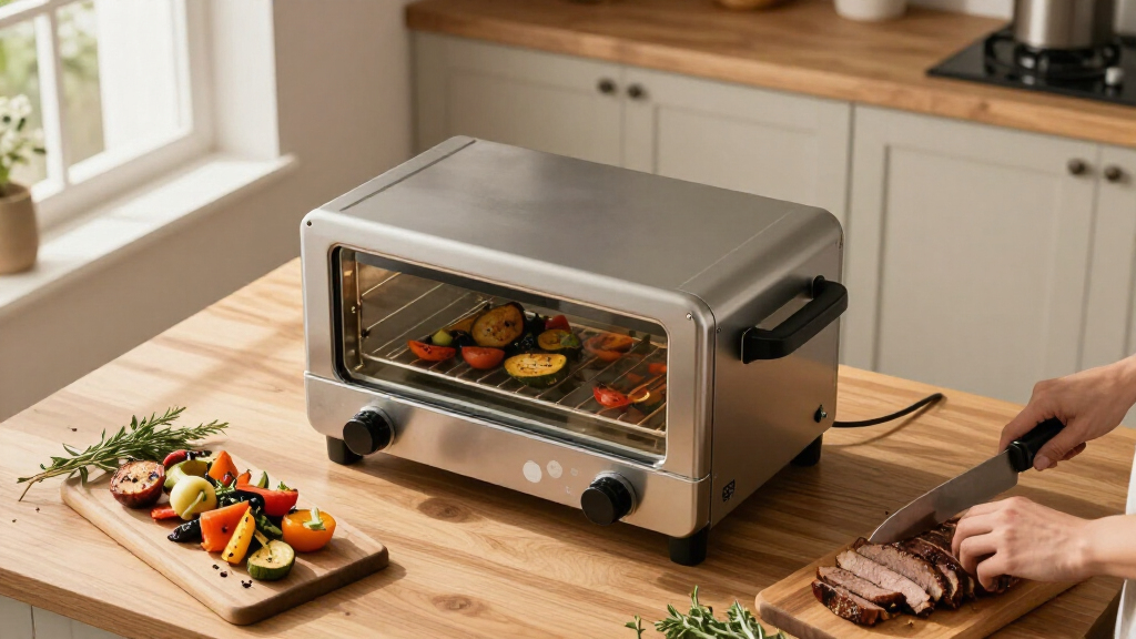 best countertop rotisserie oven large capacity
