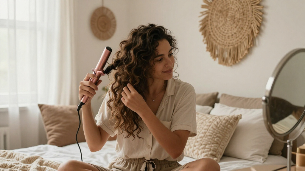 curling iron for boho waves
