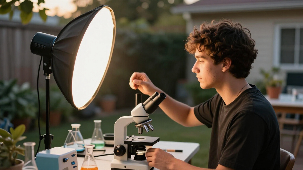 studio strobe lighting kit for stem content creators