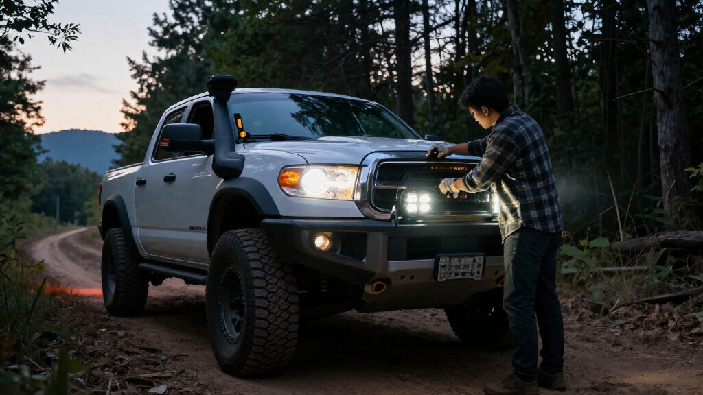 off-road vehicle LED light bars