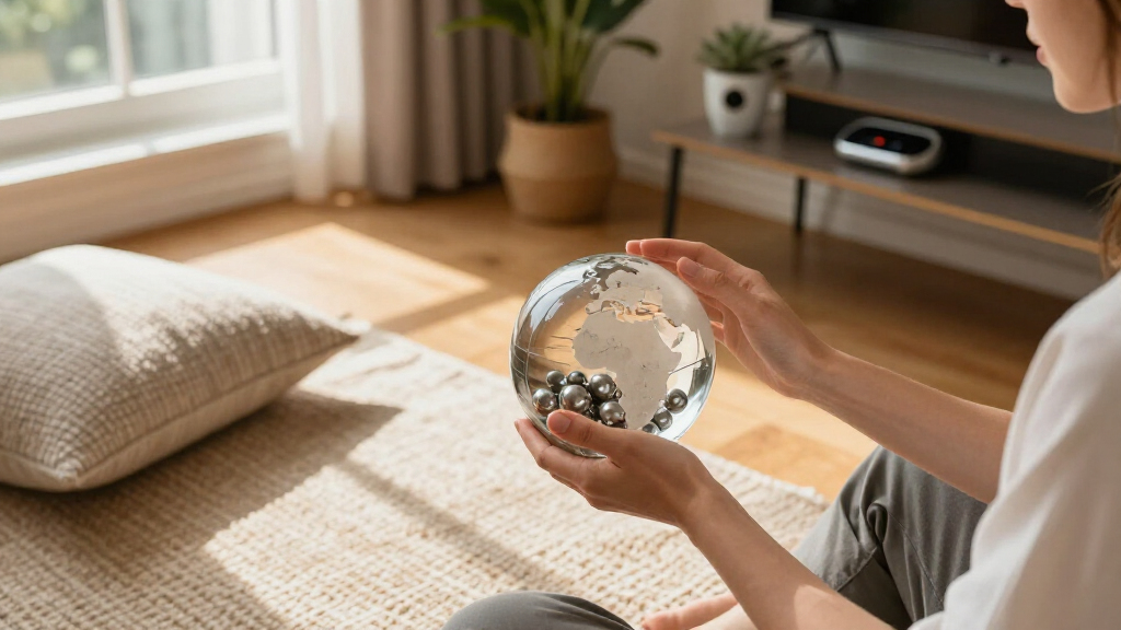 cold globes with metal