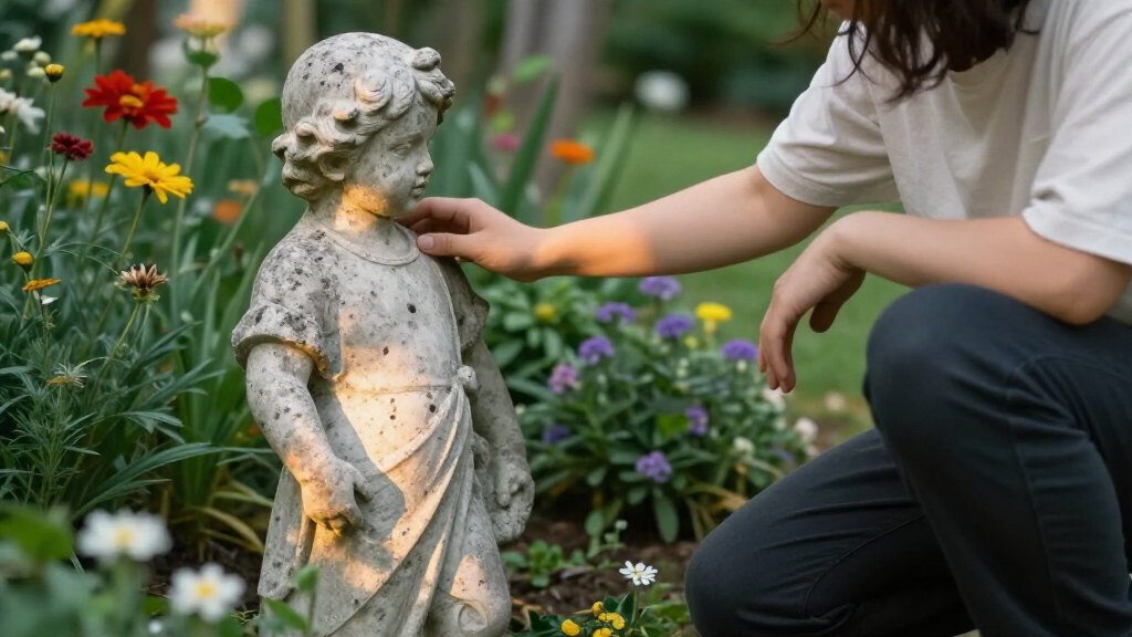 garden statue concrete
