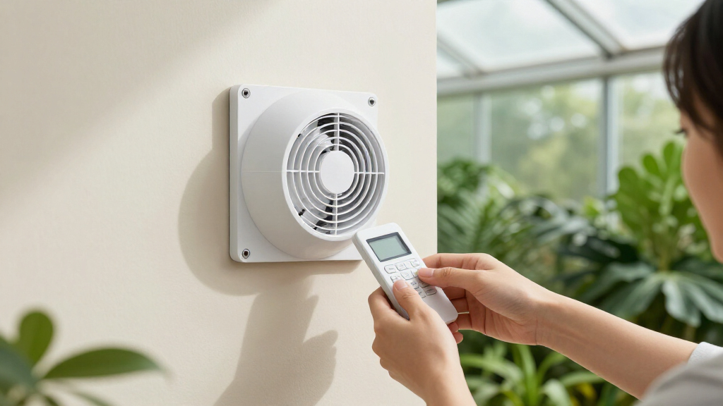 inline bathroom fan remote mount