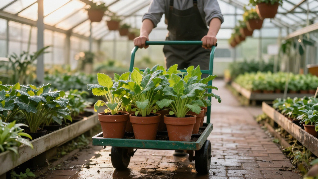 best plant carts for greenhouse use