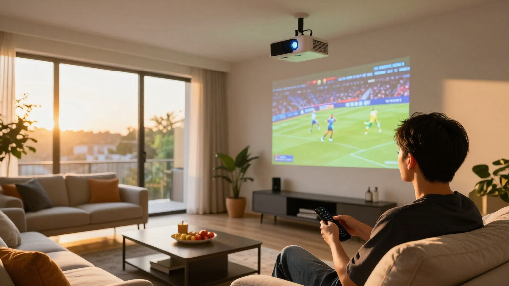 top rated sports projector for bright living room