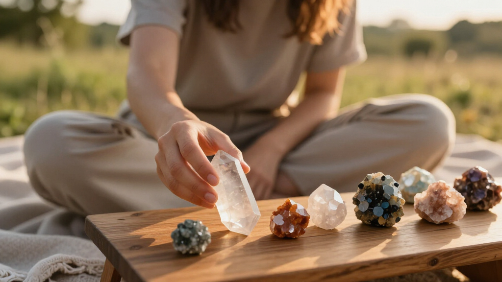 metaphysical crystal healing sets