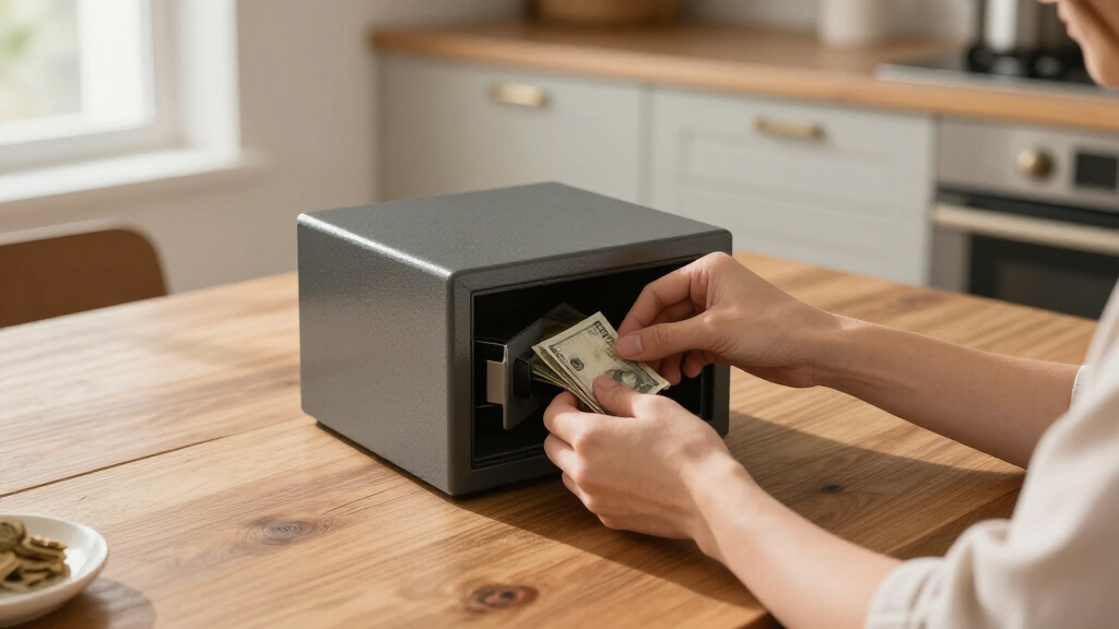 safe for storing cash during bank disruptions