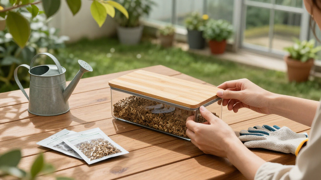 seed storage containers for long term freshness