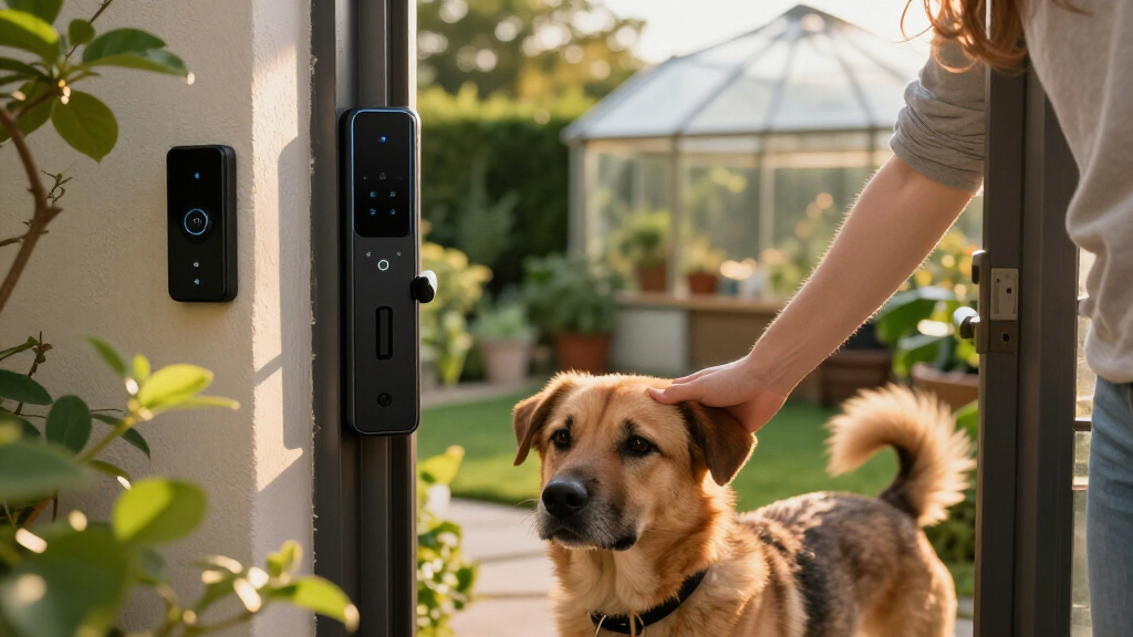 smart dog doors with microchip access