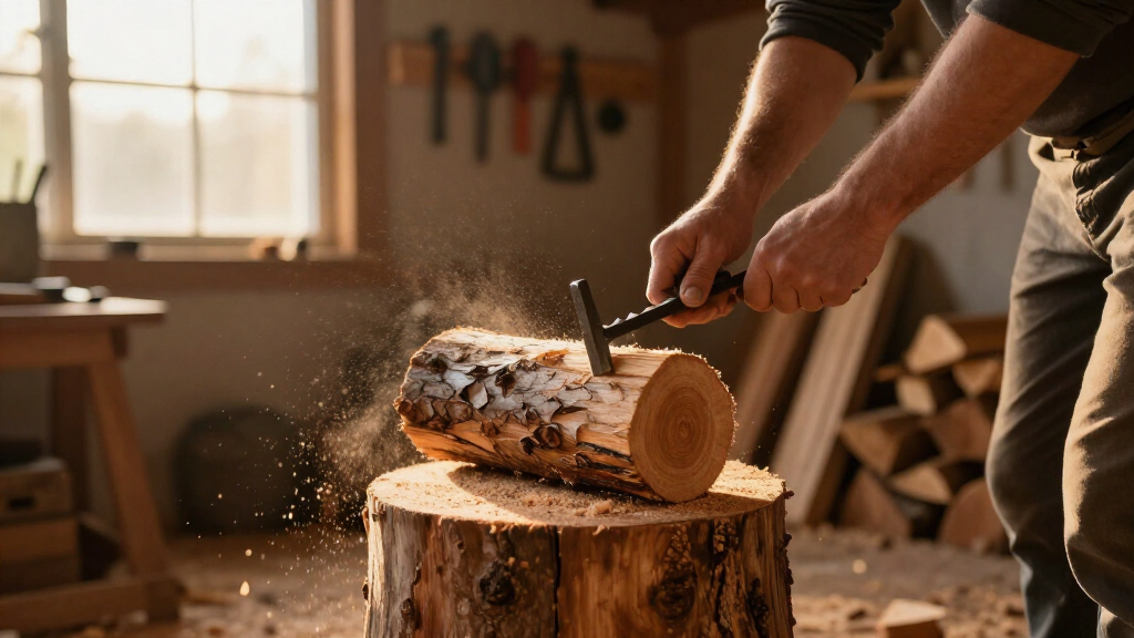 twist splitting wedge