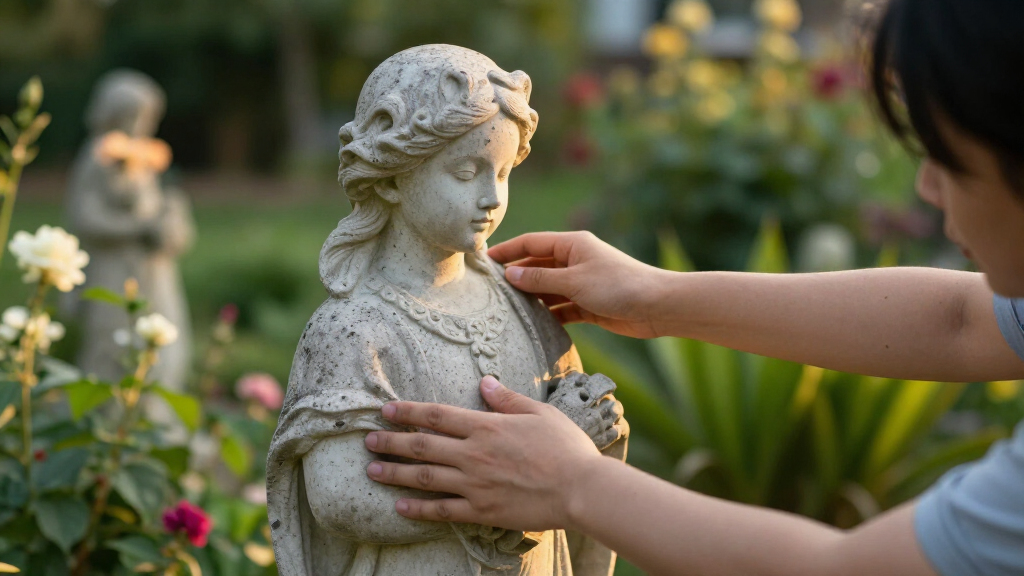 garden statue concrete